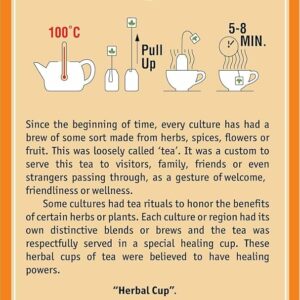 Herbal Cup Ayurveda Turmeric Tea 16 Teabags Pack of 1