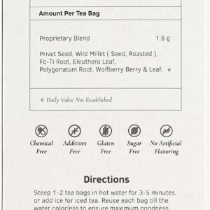 Health King Hair Regeneration Herb Tea 20 Teabags