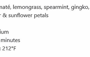 Elmwood Inn Fine Teas Energy Maté 12 Ounce Pouches