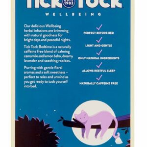 TICK TOCK TEAS Bedtime Herbal Tea Blend 20 Tea Bags