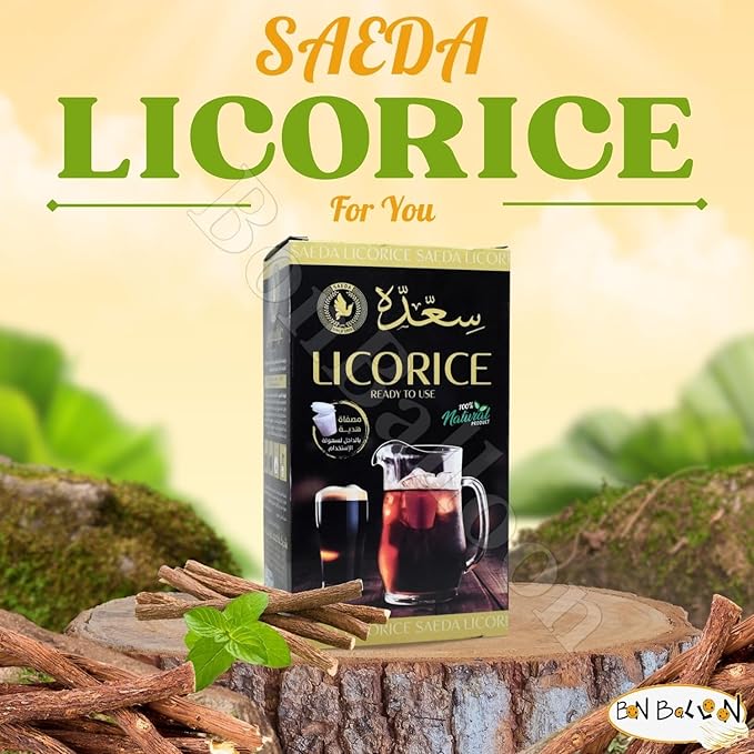 Saada Licorice Liquorice Pure Natural Premium Raw Root Extract Powder 1 Pack