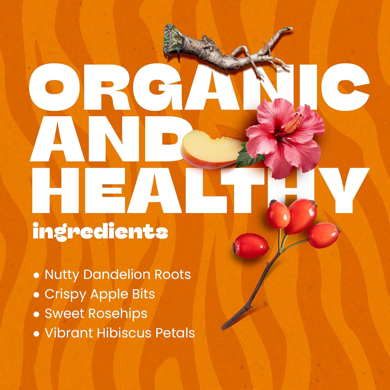 Tiger Organics Dandelion Root Tea Supports Liver Cleansing & Improves Kidney Function 100 Teabags