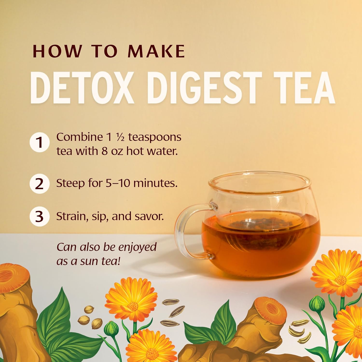 Banyan Botanicals Organic Detox Digest Herbal Loose Leaf Tea