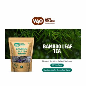 Bamboo Leaf Tea Supports Healthy Skin Nail Hair Joints and Bones 30 Tea Bags