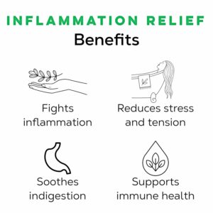 Inflammation Relief Herbal Tea Blend for Stress and Inflammation