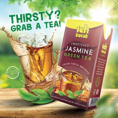 Teh Kotak Sweetened Jasmine Green Tea 6 Pack
