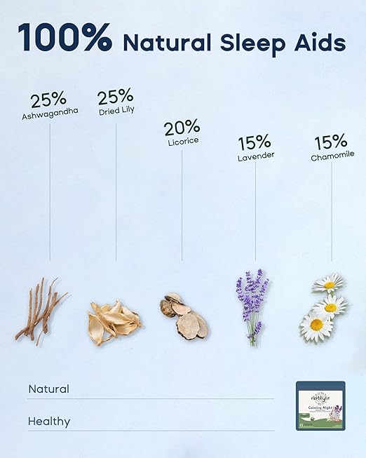 HerbLight 15 Night Calming Time Tea Bags