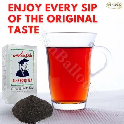 Fine Al-Kbous Black Tea Soft Loose Egyptian 1 Pack