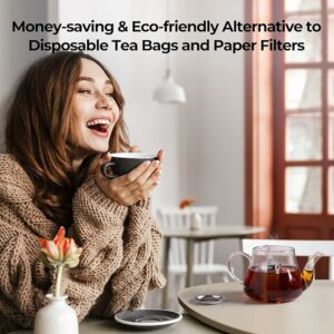 Reinmoson Tea Strainers for Loose Tea Extra Fine Mesh Tea Infuser