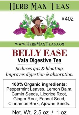 DIGESTIVE TEA for gas bloating & weak digestion formulated