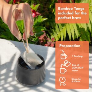 Vital Bloom 120 Tea Bags Ginger Turmeric Cinnamon Tea 100% Natural Ingredients