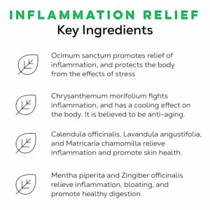 Inflammation Relief Herbal Tea Blend for Stress and Inflammation