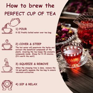 ZenVitality Premium Hibiscus Tea Organic 100 tea bags