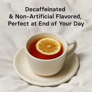 OSULLOC Sweet Hibiscus Lemon & Cinnamon flavor Decaffeinated Herbal tea 20 Teabags