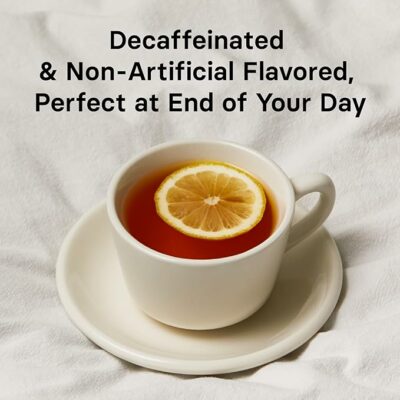 OSULLOC Sweet Hibiscus Lemon & Cinnamon flavor Decaffeinated Herbal tea 20 Teabags