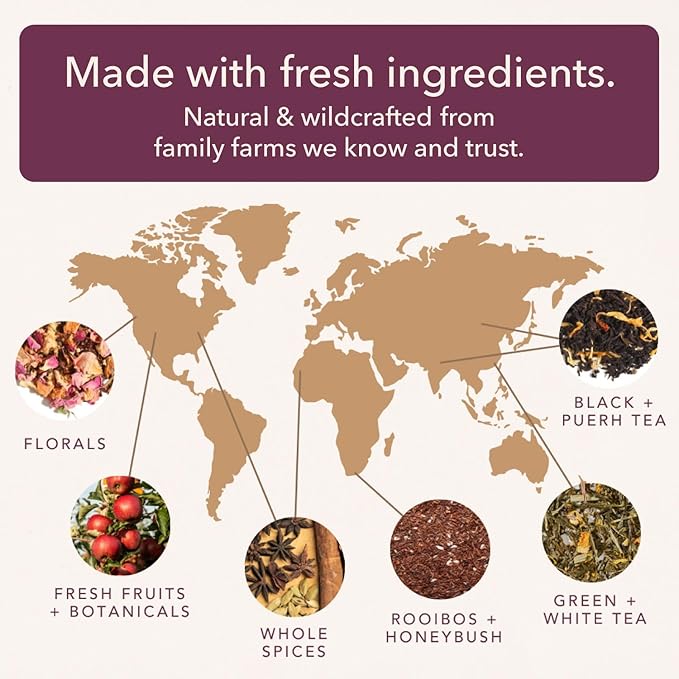 Night Cap Herbal Tea Sleepytime Loose Leaf Tea for Relaxation & Sleep Makes 60–80 Cups