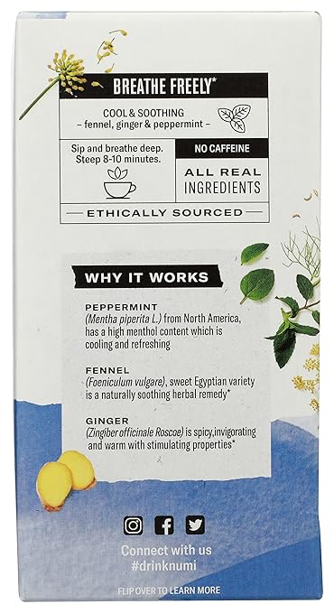 NUMI Organic Congest Away Tea 16 Teabags