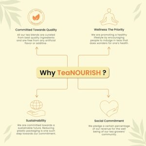 TeaNOURISH Desi Kadha Immunity Booster Herbal Tea 100% NATURAL 3.53oz 100g