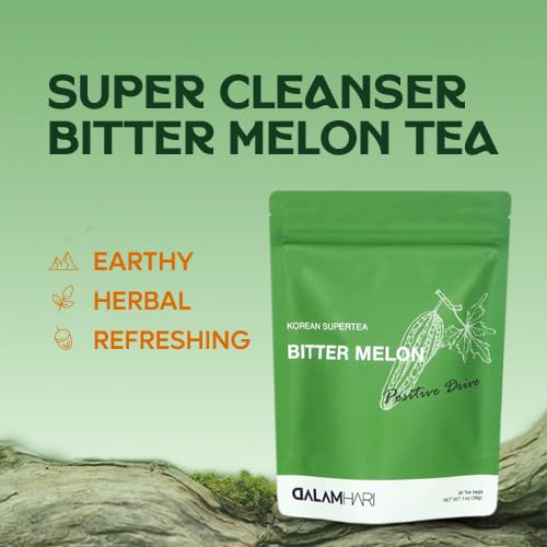 DALAMHARI Bitter Melon Tea 30 Teabags Inulin Rich Sugar Balance & Colon Cleanse Functional Tea