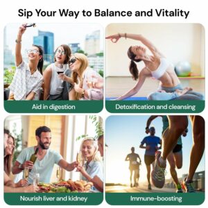 Dandelion Leaf and Root Tea Bag Natural Dandelion Roasted Herbal Detox Teabag for Liver & Kidney Health 100 Teabags