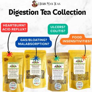 DIGESTIVE TEA for gas bloating & weak digestion formulated