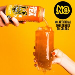 Drink Weird Organic White Peach Oolong Tea Organic Caffeine Pack of 12