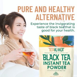 TEAki Hut Instant Black Tea Powder 113 Servings