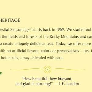 Celestial Seasonings Black Tea Morning Thunder 20 Teabags