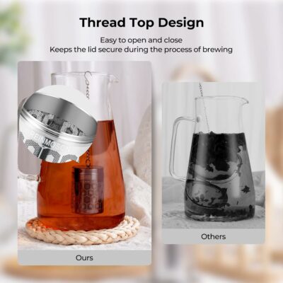 Reinmoson Tea Strainers for Loose Tea Extra Fine Mesh Tea Infuser