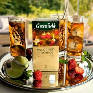 Greenfield Wildberry Rooibos Herbal Tea Fruit & Herbal Collection 25 Teabags