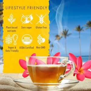 Organic Lemon Chamomile Tea Calming Relaxing for Bedtime 20 Bags