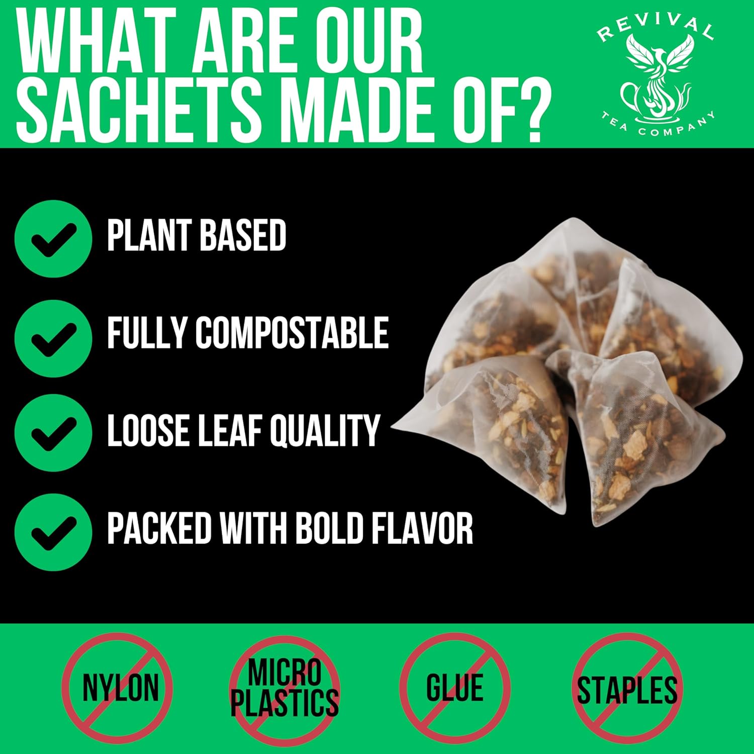 Revival Tea Company Peppermint Tea Loose Leaf 3 Ounces