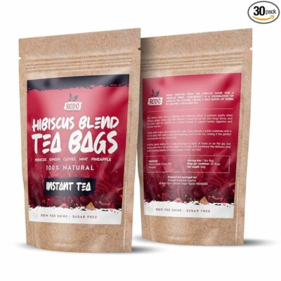 Hibiscus Tea Bags Refreshing Wellness Herbal Tea Blend 30 Teabags