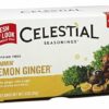 Celestial Seasonings Herbal Tea Jammin Lemon Ginger 20 Teabags