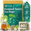 Lavitali, Fennel Tea Bags 100% Pure Herbal Tea 60 bags