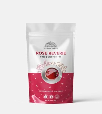 Rose Licorice Tea cut 50g Rose Reverie Dried Petals & Licorice Root