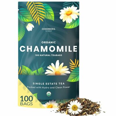 Organic Chamomile Tea 100 Tea Bags Organic Herbal Tea