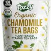 Tozzy Organic Chamomile Tea 100 Plant Based Tea Bags
