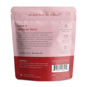 Paromi Hibiscus Berry Organic Herbal Tea 15 Teabags