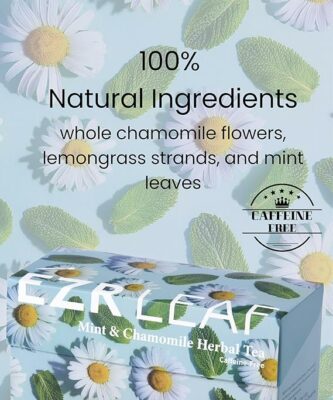 EZR Leaf Mint & Chamomile Herbal Tea 20 Tea Bags