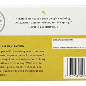 Celestial Seasonings Herbal Tea Jammin Lemon Ginger 20 Teabags