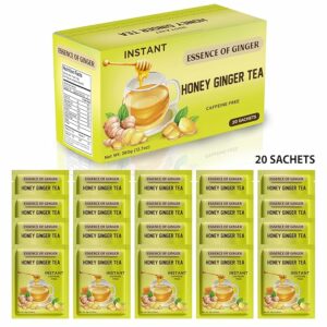 Natural Honey Ginger Crystals 20 Instant Herbal Tea Bags