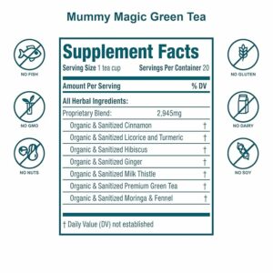 Mummy Magic Slim Tea Caffeine Free Herbal Tea Blend