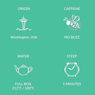 Two Leaves and a Bud Organic Peppermint Tea Bags 15 Teabags