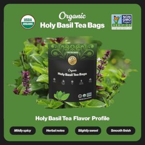 Buddha Teas Organic Holy Basil Tea 100 TeabagsIngredients Holy Basil