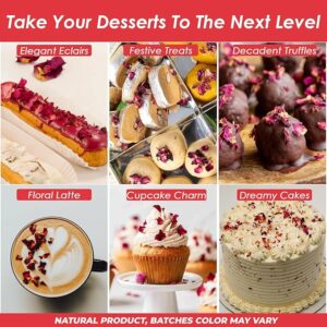 Cure Wid Pure Certified Organic Dried Rose Petals 4 oz