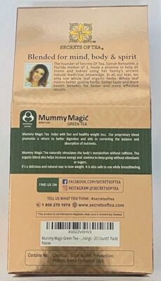 Mummy Magic Slim Tea Caffeine Free Herbal Tea Blend