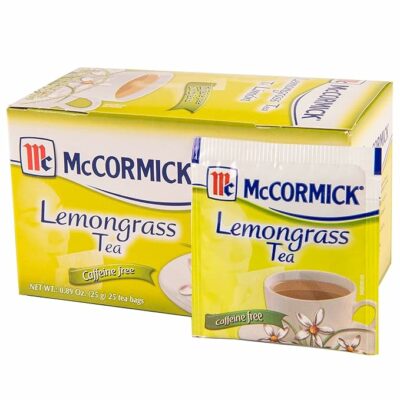 McCormick 25 Count Caffeine Free Lemongrass Tea Bags 0.89 oz