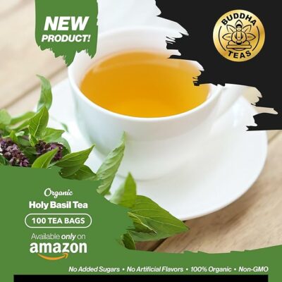 Buddha Teas Organic Holy Basil Tea 100 TeabagsIngredients Holy Basil