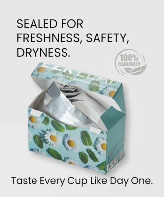 EZR Leaf Mint & Chamomile Herbal Tea 20 Tea Bags